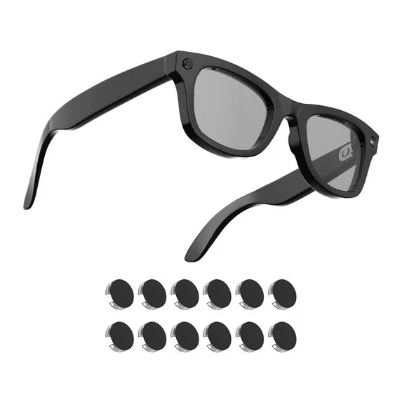 LED Light Blocking Stickers Compatible with Wayfarer/Skyler/Headliner/Display/Oakley Accessories, 20Pcs Restickable Blackout Light Covers Sticker