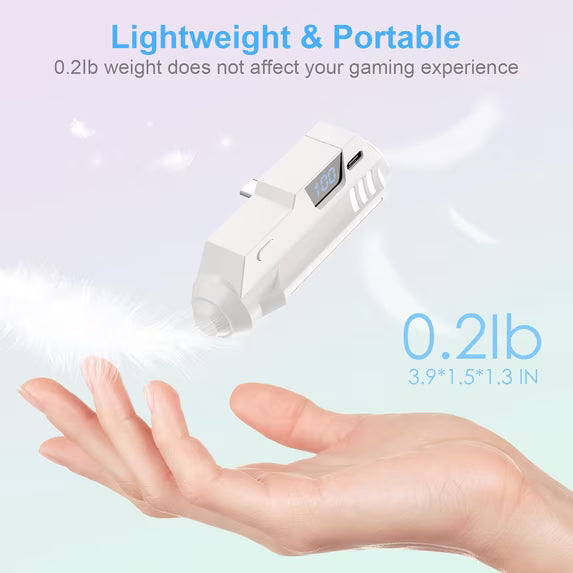 5000mAh Battery Pack for Meta Quest 3S/3/Oculus Quest 2, Lightweight and Portable Headset Accessories Fast Charging LCD Display Battery, Extend Power Accessories for Extra 2H Playtime
