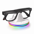 Charging Station for Meta Wayfarer/Skyler/Headliner Portable Charging Dock Compatible with Oakley Meta HSTN RGB Travel Charging Stand with Cable LED Indicator White
