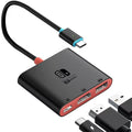Portable TV Dock Station for Switch 2/Switch/Switch OLED, TV Adapter Support 4K/60Hz, USB 3.0 and 100W Charge PD Port, Travel Adapter for Switch 2/Laptop