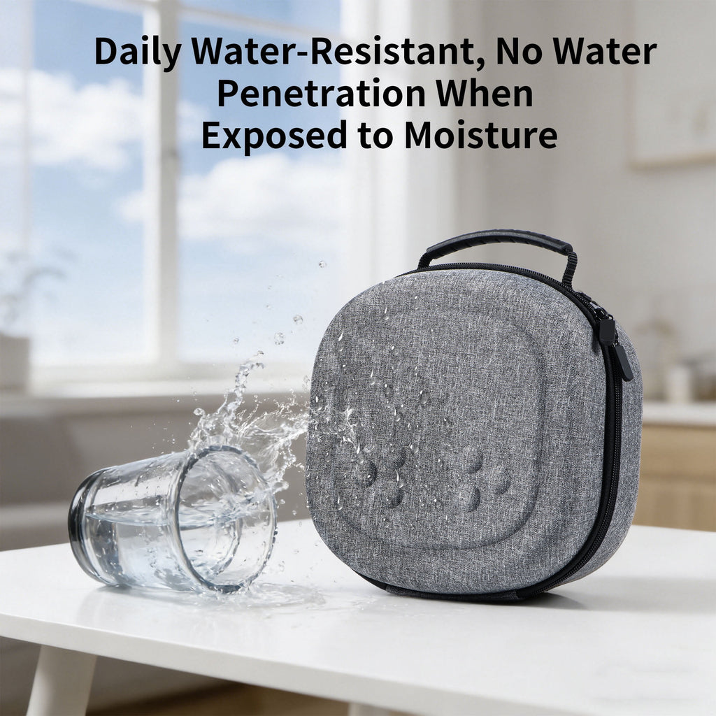 Hard Carrying Case for Meta Quest 3S/Quest 3/Quest 2 VR Gaming Headset and Touch Controllers Travel Case Waterproof Shockproof Portable Bag with Mesh Pocket for Meta Accessories