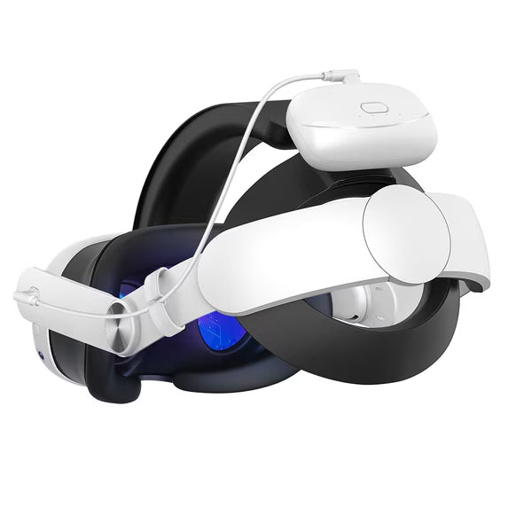 6000mAh Battery Head Strap for Meta Quest 3S, Detachable Battery Headstrap to Extend Playtime, Rechargeable Battery Strap Accessories, Reduced Face Pressure