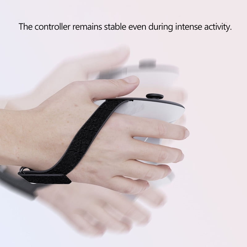 Controller Straps with Adjustable Knuckle Controller Grips Battery Cover Compatible with Meta Quest 3S/Quest 3 Non-Slip Handle Cover Accessories